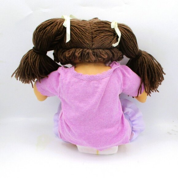 Vintage 1985 CPK Doll 16" Brown Double Ponies Brown Eyes Redressed HM 3 - Picture 3 of 8